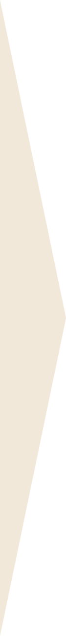 A large, off-white right triangle is displayed with its right angle on the left and the hypotenuse slanting to the right against a black background.